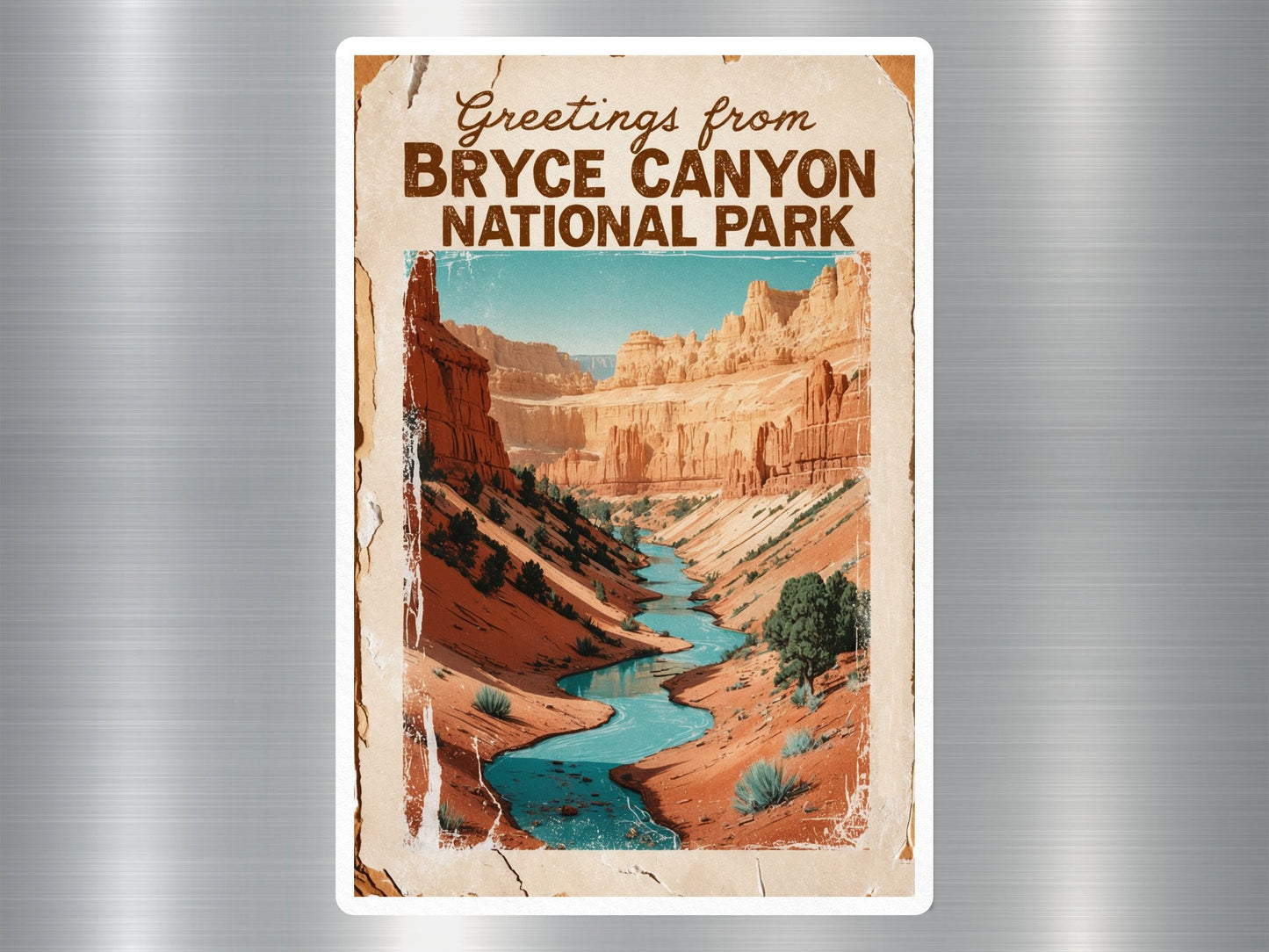 Vintage Bryce Canyon National Park Sticker