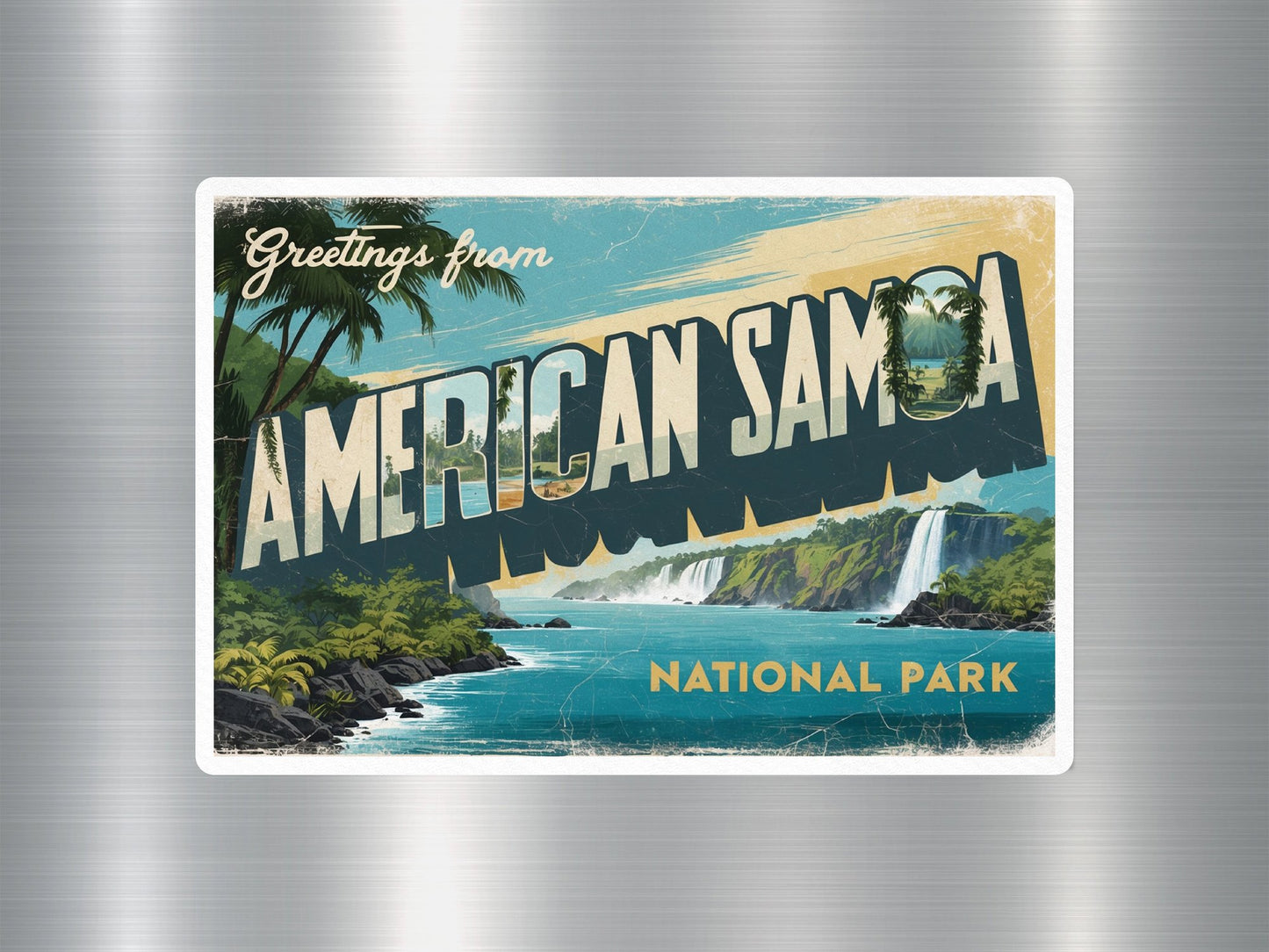 Vintage American Samoa National Park Sticker