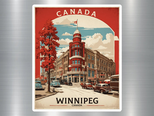 Vintage Winnipeg Canada Sticker