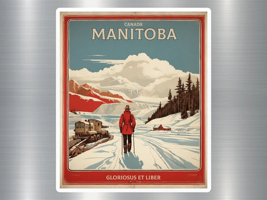 Vintage Manitoba Canada Sticker