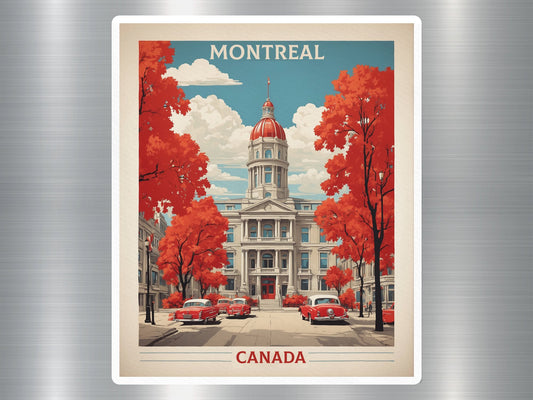 Vintage Montreal Canada Sticker