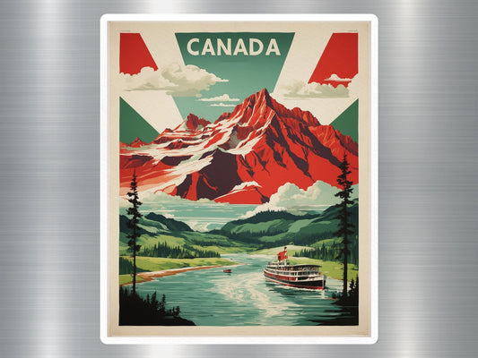 Vintage Tourism Canada Sticker