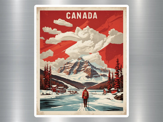 Vintage Tourism Canada Sticker