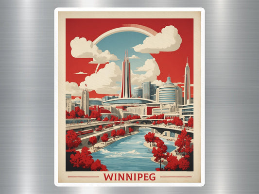 Vintage Winnipeg Canada Sticker