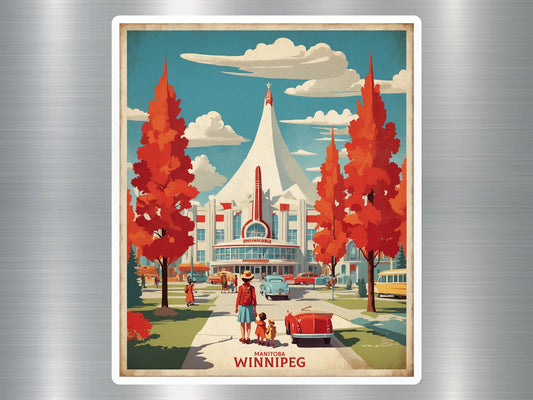 Vintage Manitoba Winnipeg Canada Sticker