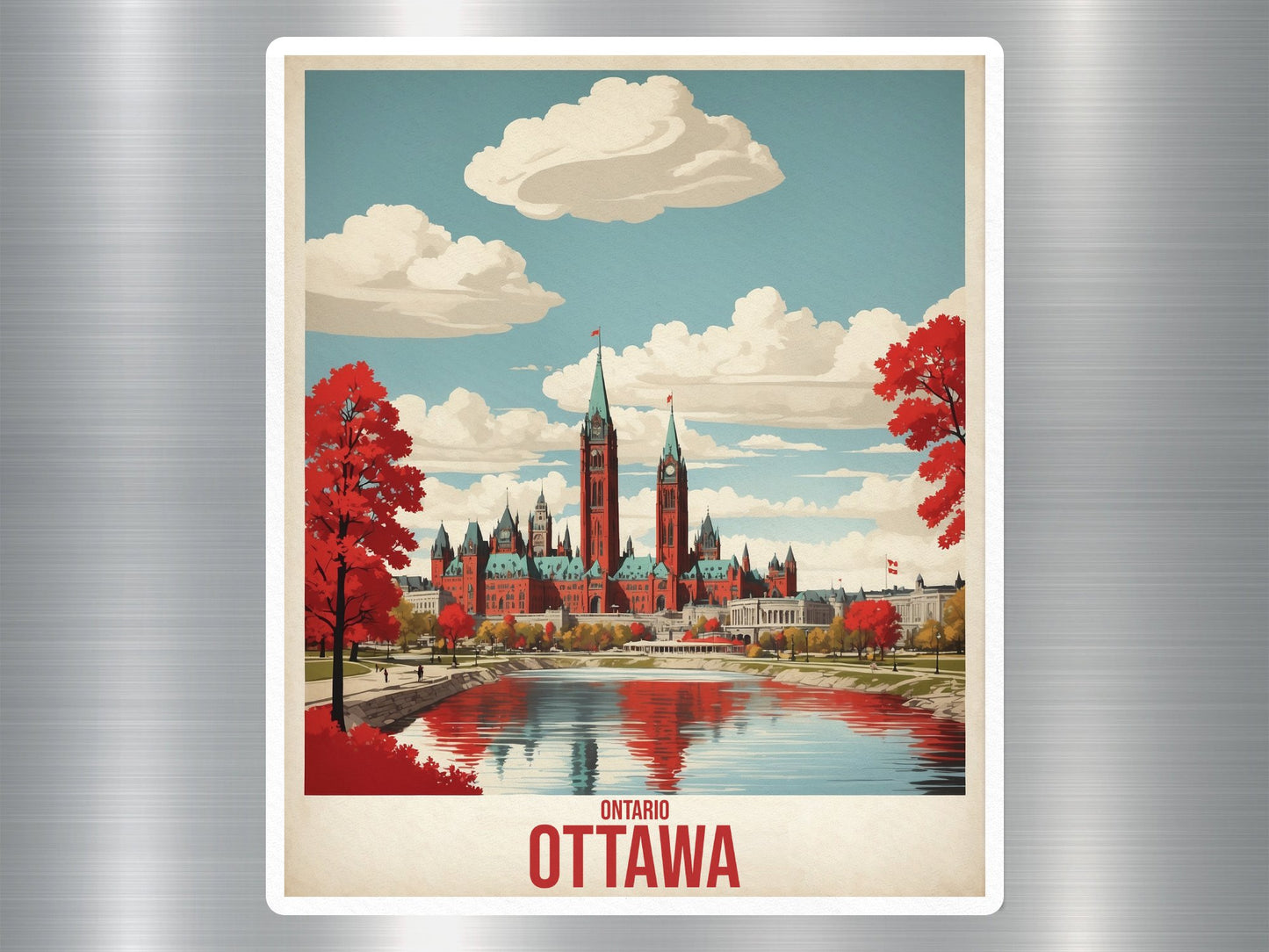 Vintage Ottawa Ontario Canada Sticker