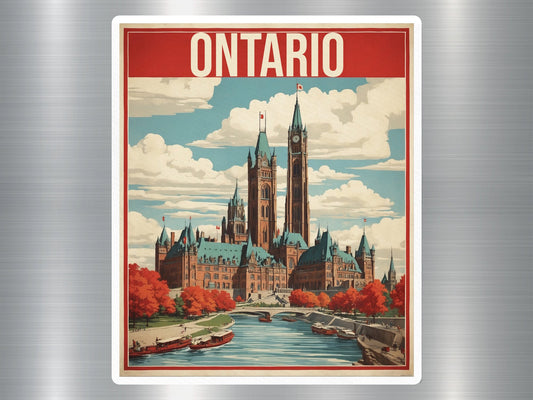 Vintage Ontario Canada Sticker