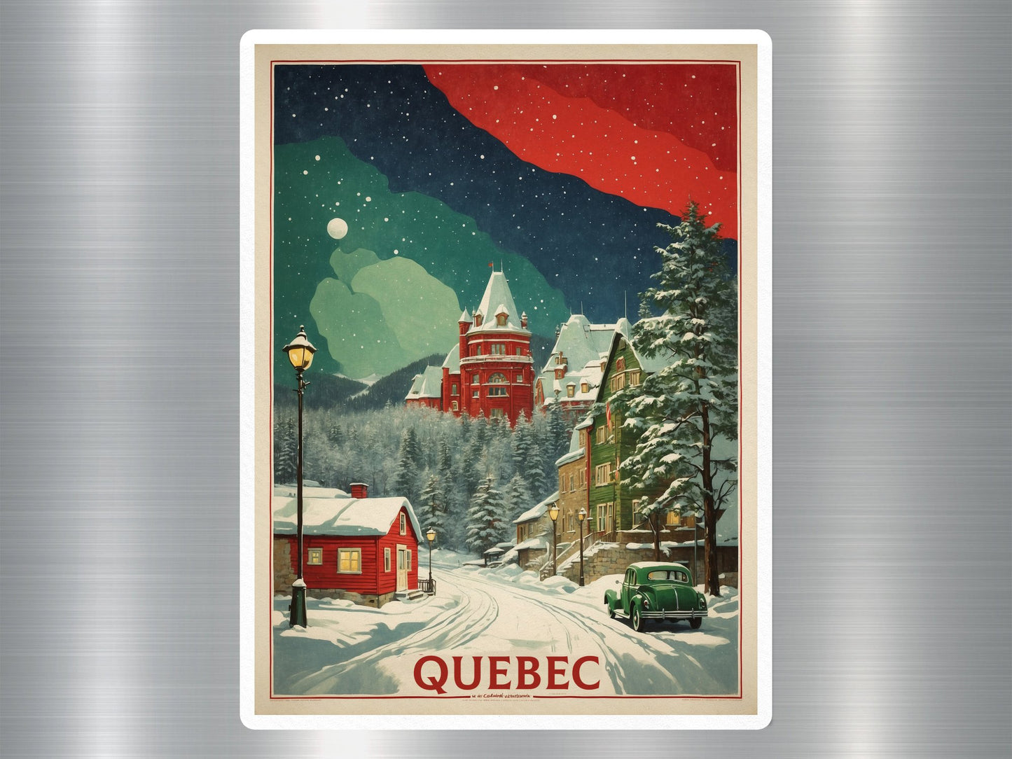 Vintage Quebec Canada Sticker