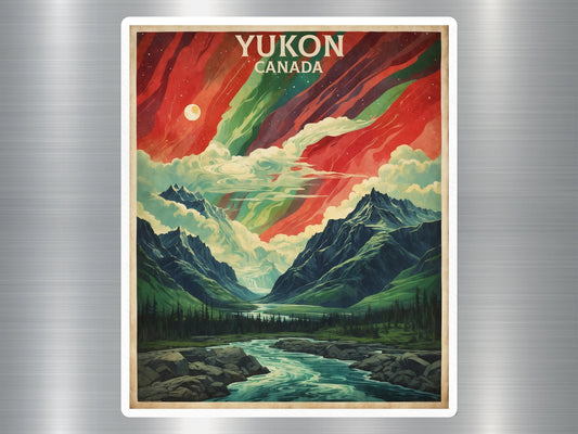 Vintage Yukon Canada Sticker