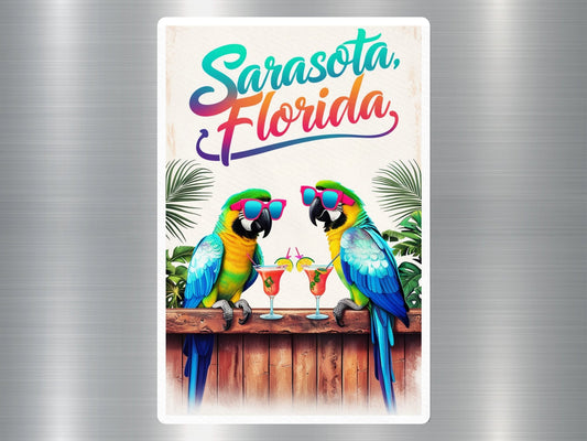 Wholesale Sarasota Florida Parrots Sticker