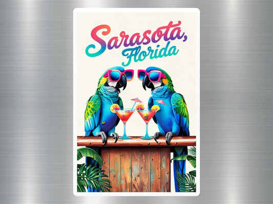 Wholesale Sarasota Florida Parrots Sticker