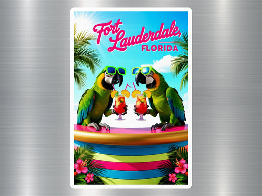 Wholesale Fort Lauderdale Florida Parrots Sticker