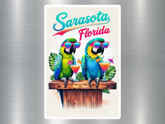 Wholesale Sarasota Florida Parrots Sticker
