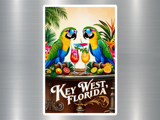 Key West Florida Parrots Sticker