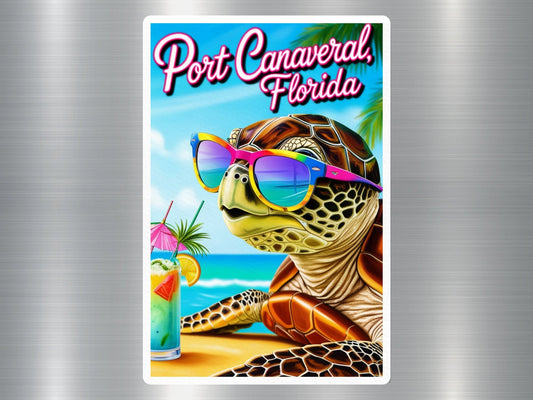 Port Canaveral Florida Turtle Sticker