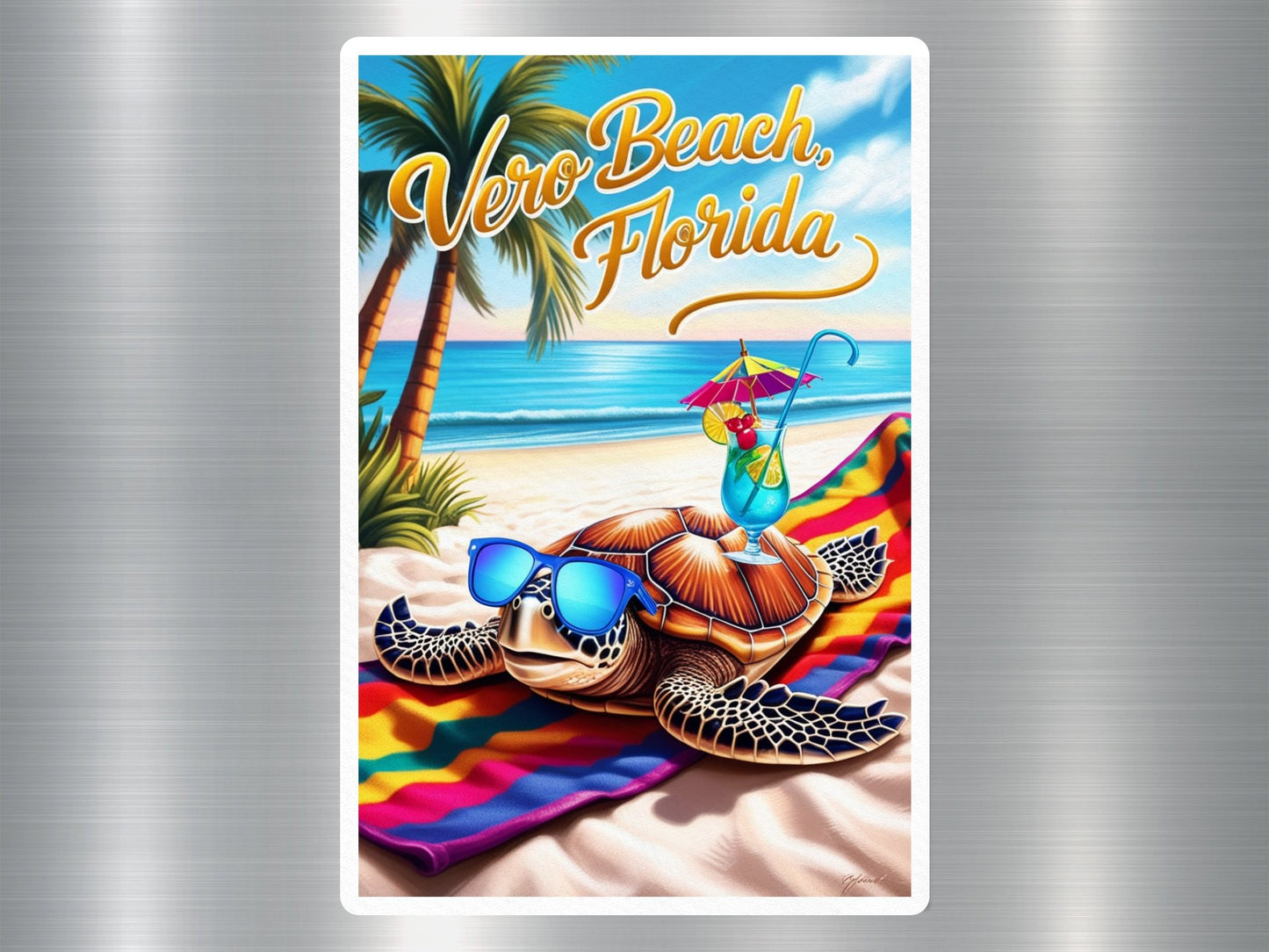 Wholesale Vero Beach Florida Turtle Sticker