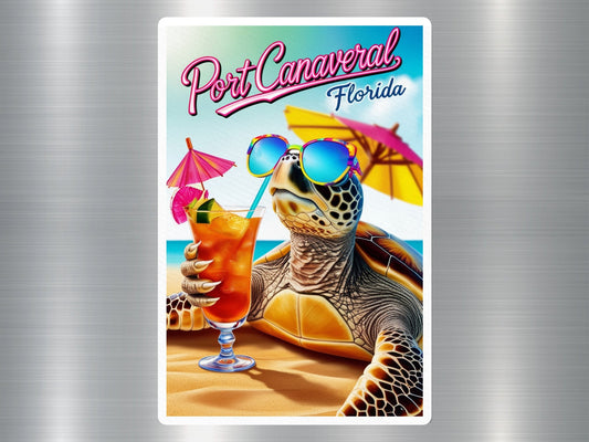 Port Canaveral Florida Turtle Sticker