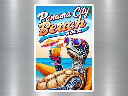 Panama City Beach Florida Turtle Sticker