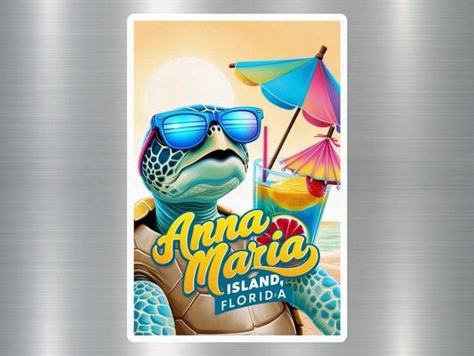 Anna Maria Island Florida Turtle Sticker