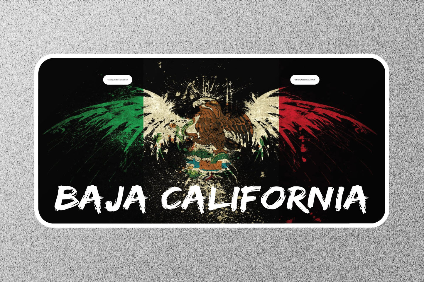 BAJA CALIFORNIA Mexico Licence Plate Sticker