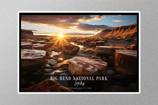 Big Bend Sunrise National Park Sticker