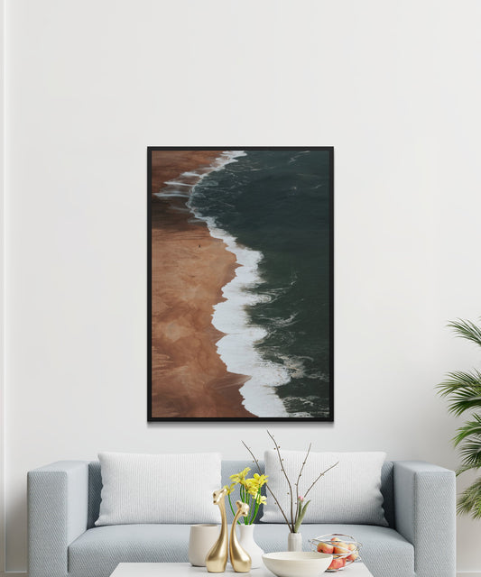 Blue Ocean Waves Poster - Matte Paper