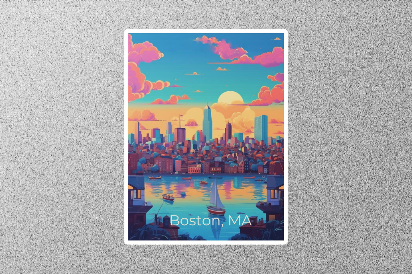 Wholesale Vintage Boston Travel Stickers