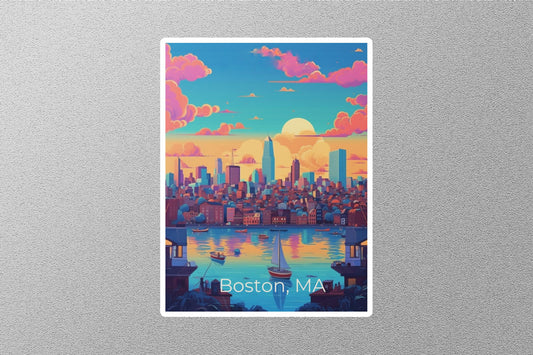 Wholesale Vintage Boston Travel Stickers