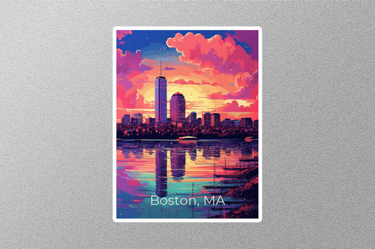 Wholesale Vintage Boston Travel Stickers