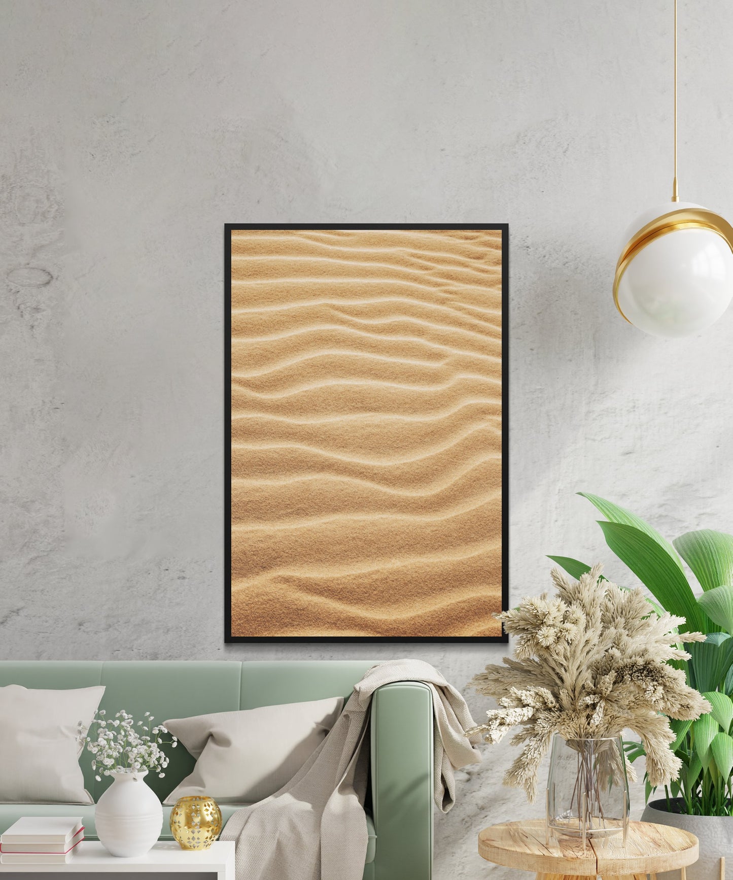 Brown Sand with Shadow Poster - Matte Paper