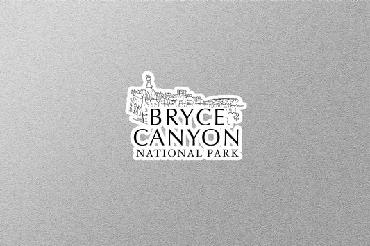 Bryce Canyon Sketch National Park Sticker