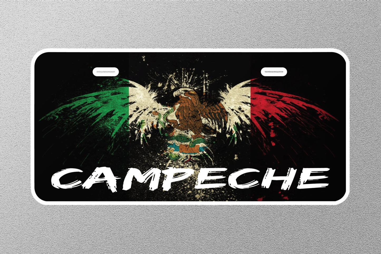 CAMPECHE Mexico Licence Plate Sticker
