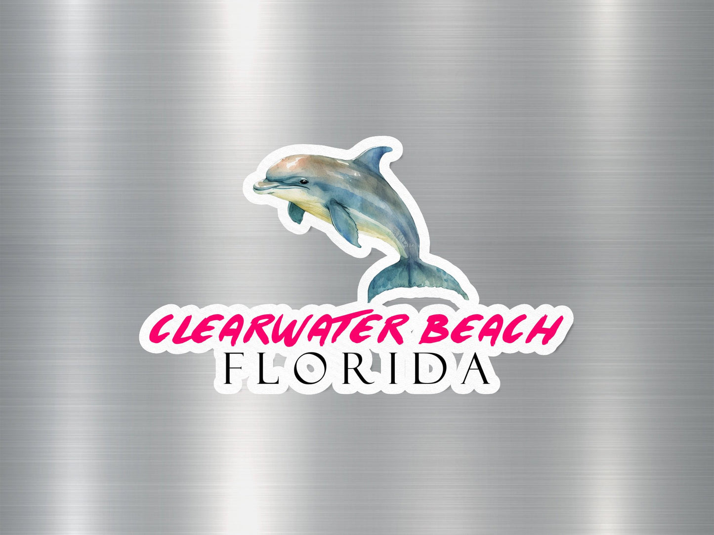 Clearwater Beach Florida Dolphin Sticker