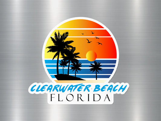 Clearwater Beach Florida Sunset Sticker