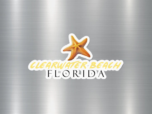 Clearwater Beach Florida Starfish Sticker