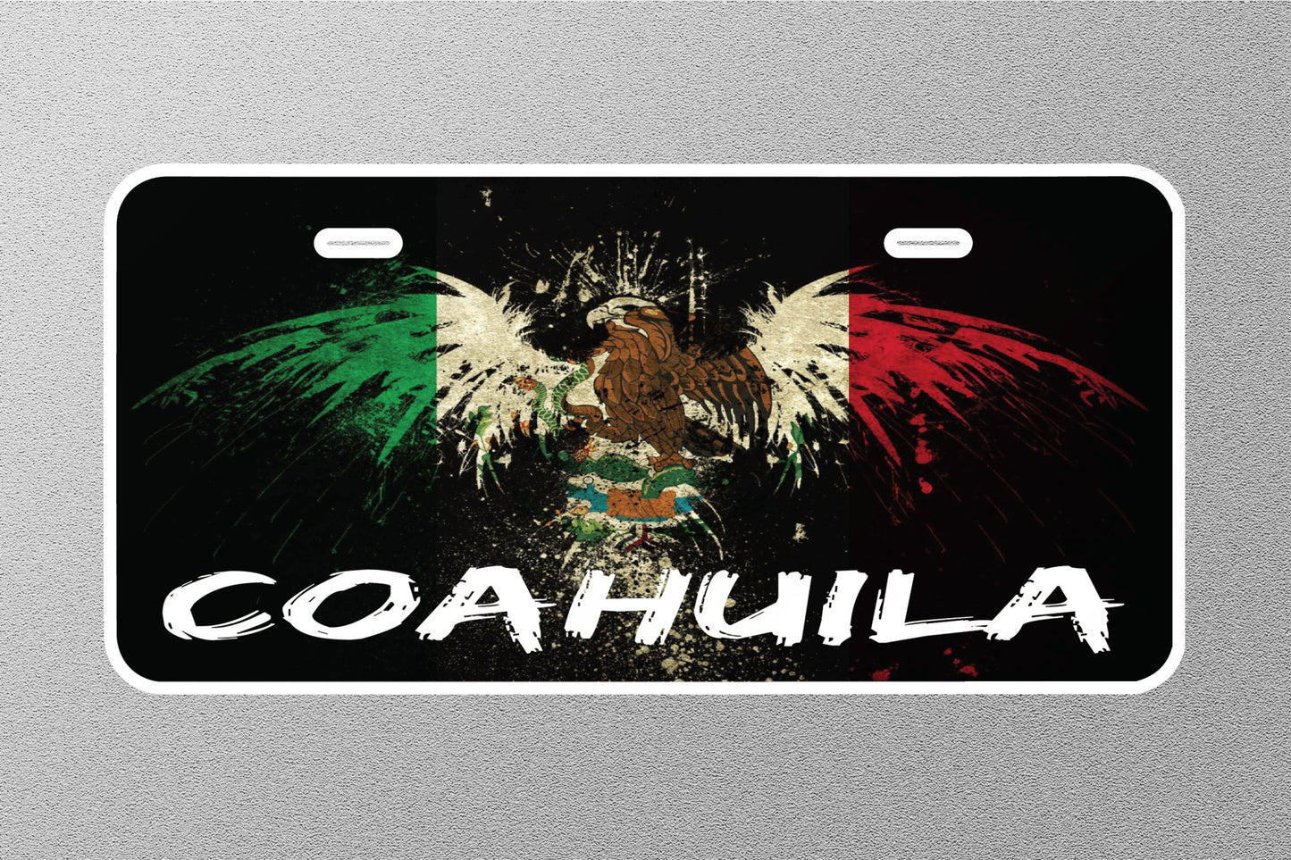 COAHUILA Mexico Licence Plate Sticker