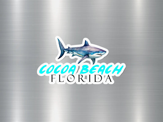 Cocoa Beach Florida Shark Sticker