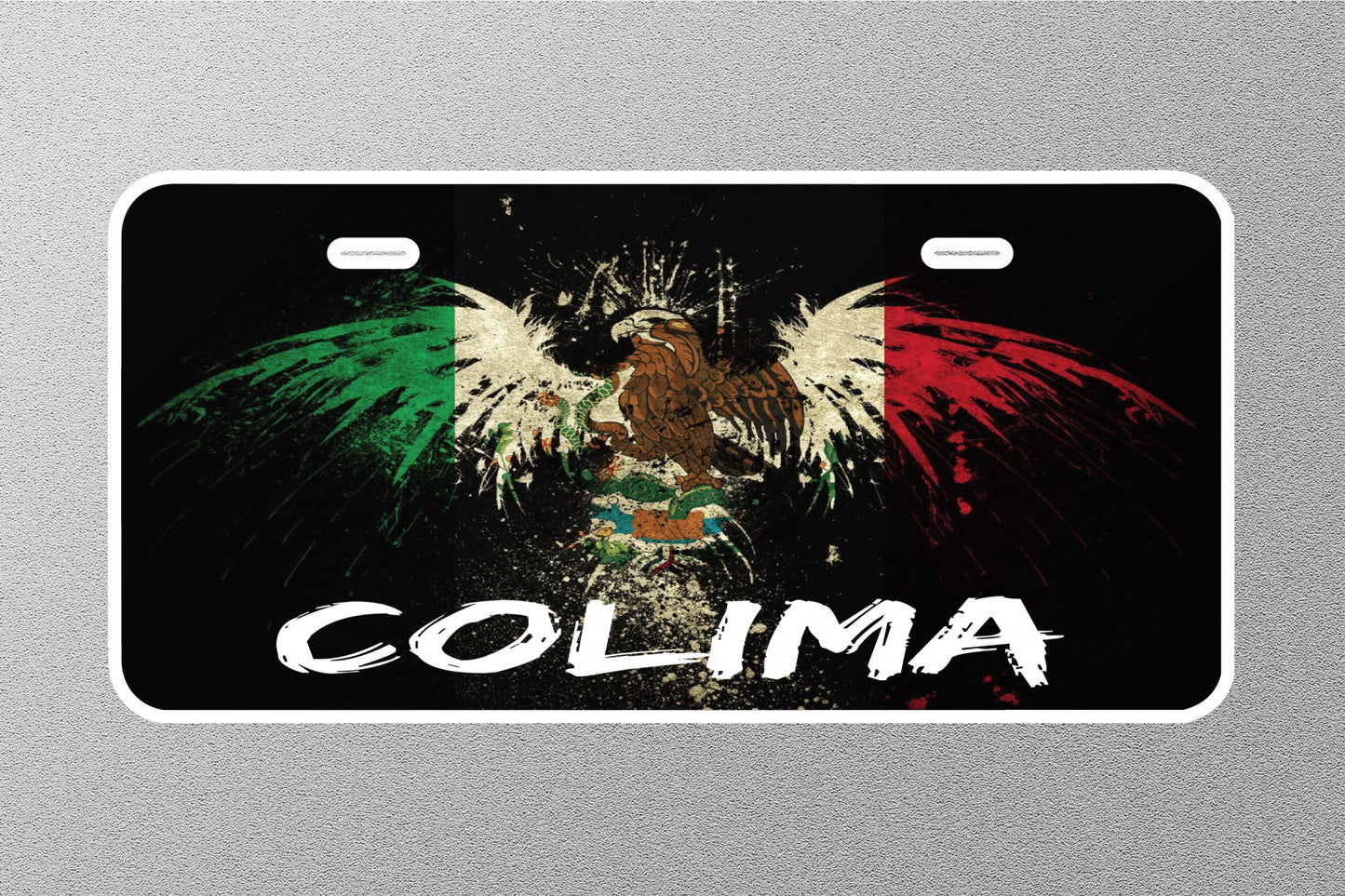 COLIMA Mexico Licence Plate Sticker