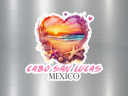 Wholesale Cabo San Lucas Mexico Heart Sticker
