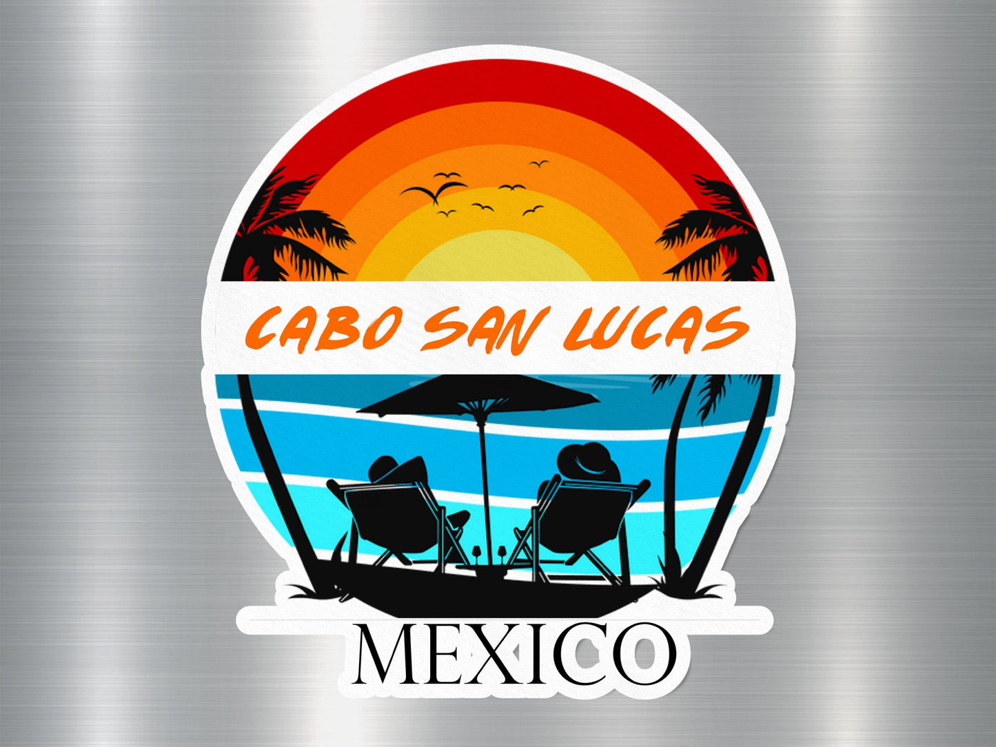 Cabo San Lucas Mexico Sunset Sticker