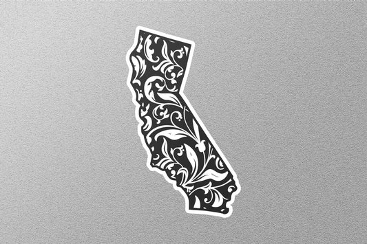 California 4 State Sticker