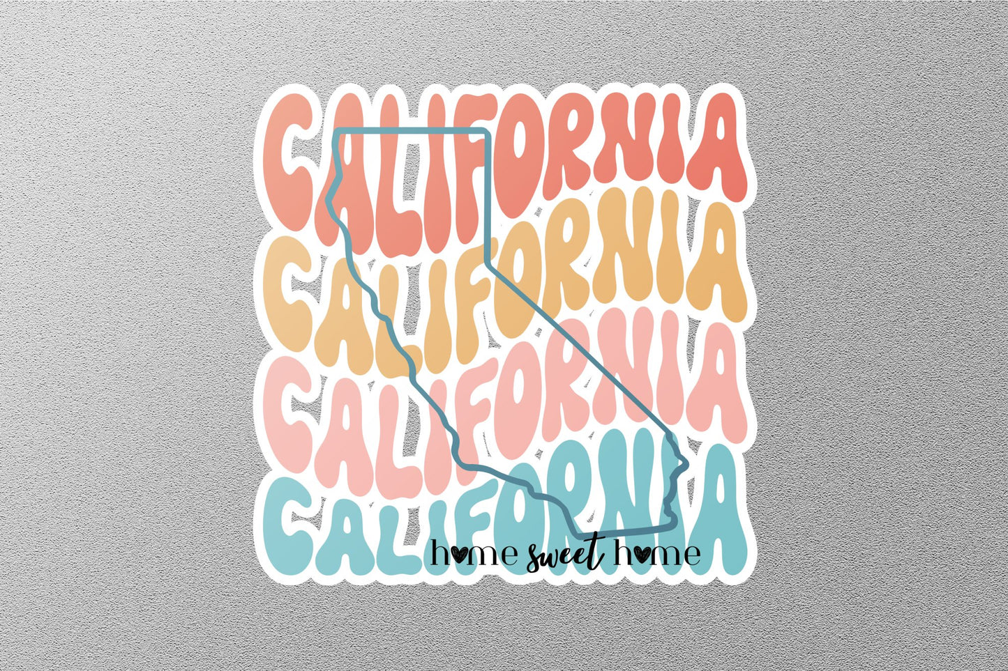 Retro California Sticker