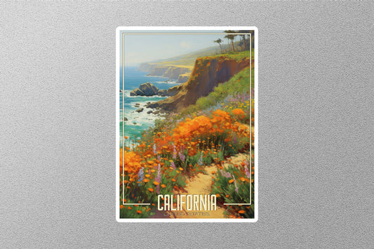 Dreamy California Travel Stickers