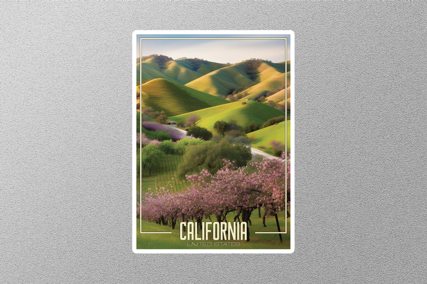 Dreamy California Travel Stickers