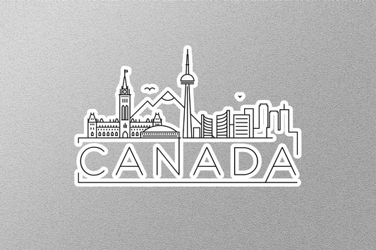 Canada Skyline Sticker