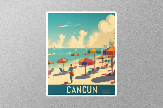 Wholesale Vintage Cancun Travel Stickers