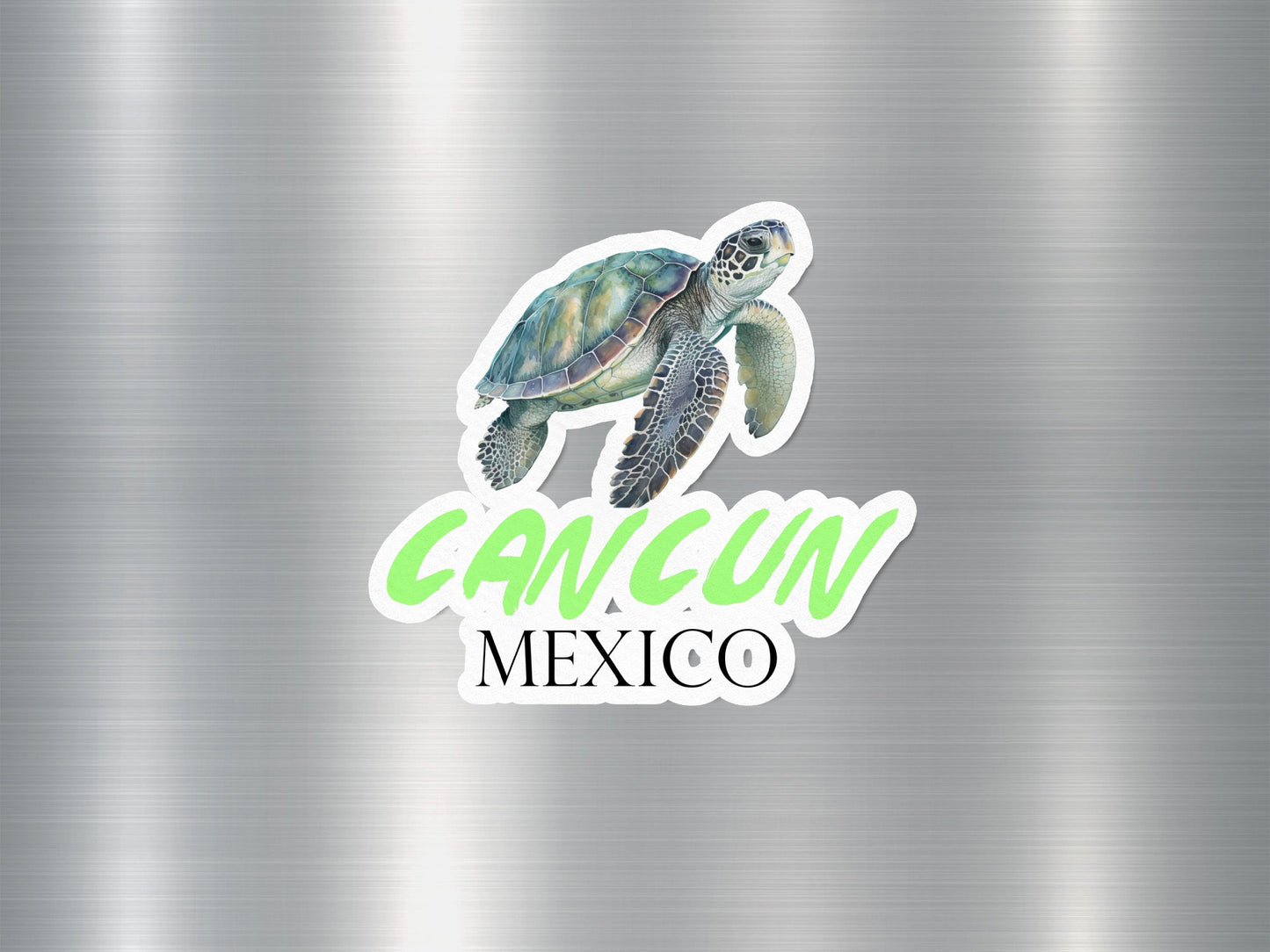 Cancun Mexico Turtle Sticker