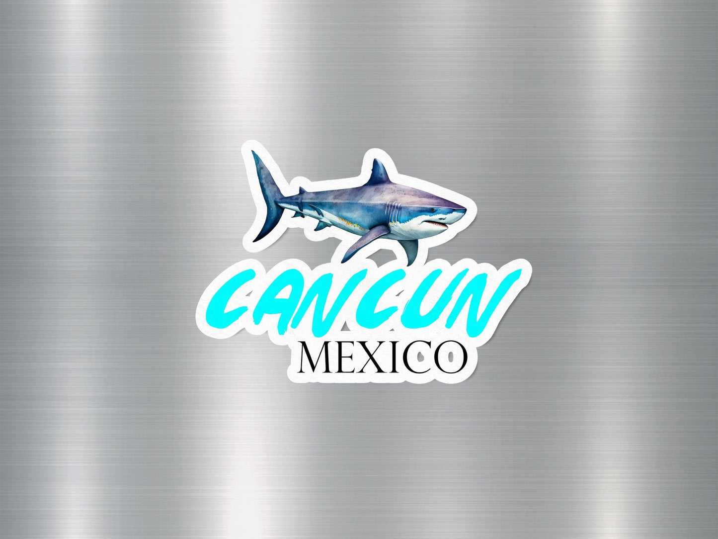 Cancun Mexico Shark Sticker