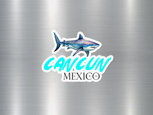 Cancun Mexico Shark Sticker