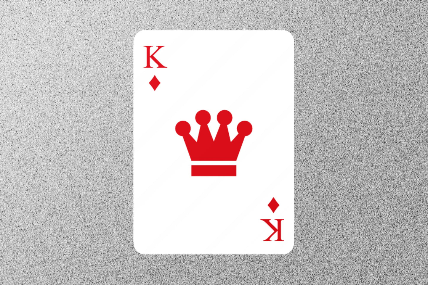 Wholesale King of Diamonds Cards Sticker